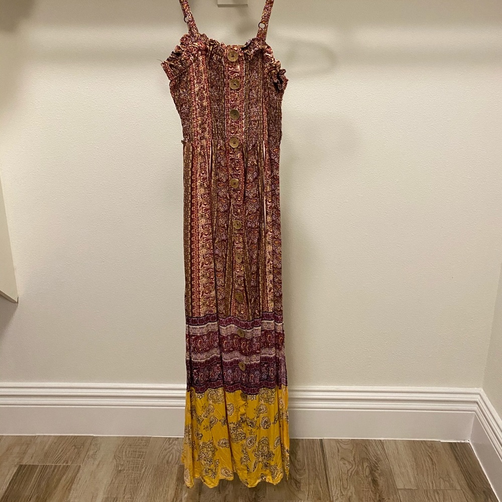 Cute boho maxi dress